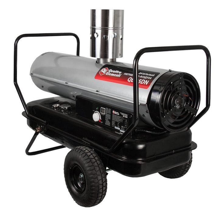 !!!Акция Нагреватель дизельный QE-25 DN 25 Квт, 290 м3/час, бак 50 л, 2.2 л/час, 39 кг