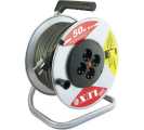 Удлинитель на металл. катушке LUX K4-E-50 КГ 3х1,5 50метров,16А,4 вст.розетки
