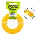 Леска 2,0 мм 15 м ON для триммера витой квадрат