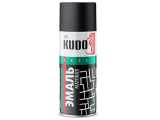Краска аэрозоль KUDO ЧЕРНАЯ матовая 520 мл KU-1102