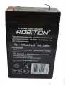 Аккумулятор ROBITON VRLA 6-2,8 свинцово-кислотный 6В 2,8Ah д/аккум. фонарей.