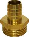 Штуцер для шланга QE 1-19 мм латунь 1 шт 771-862