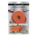 Ремень багажный с крюками, 8*0,038м, храповый механизм, STELS