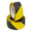 Лента сигнальная (черно-желтая), 50мм*100м