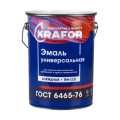 Эмаль ПФ-115 KRAFOR синяя 6 кг